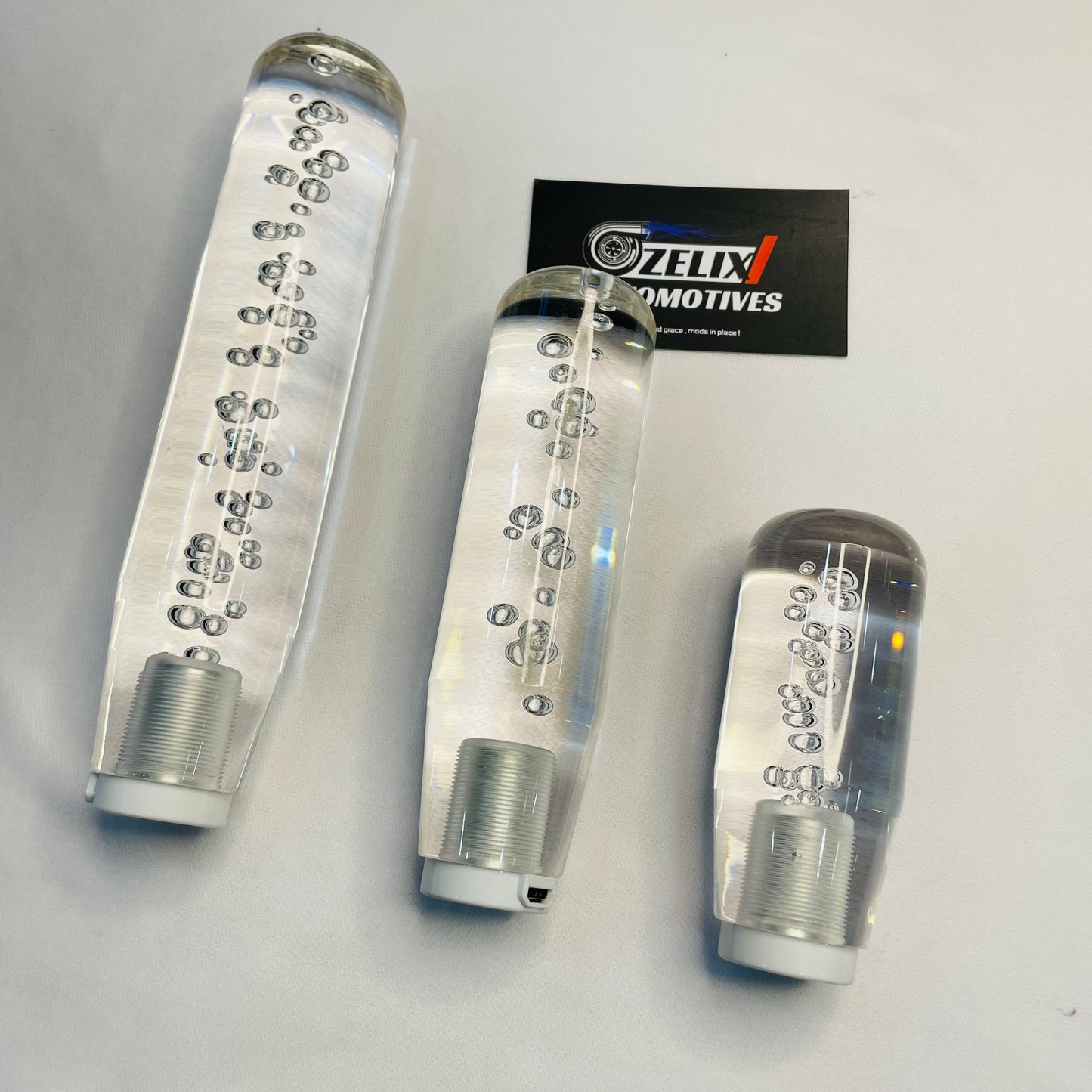 LED Crystal Bubble Gear Shift Knob | Clear Effect