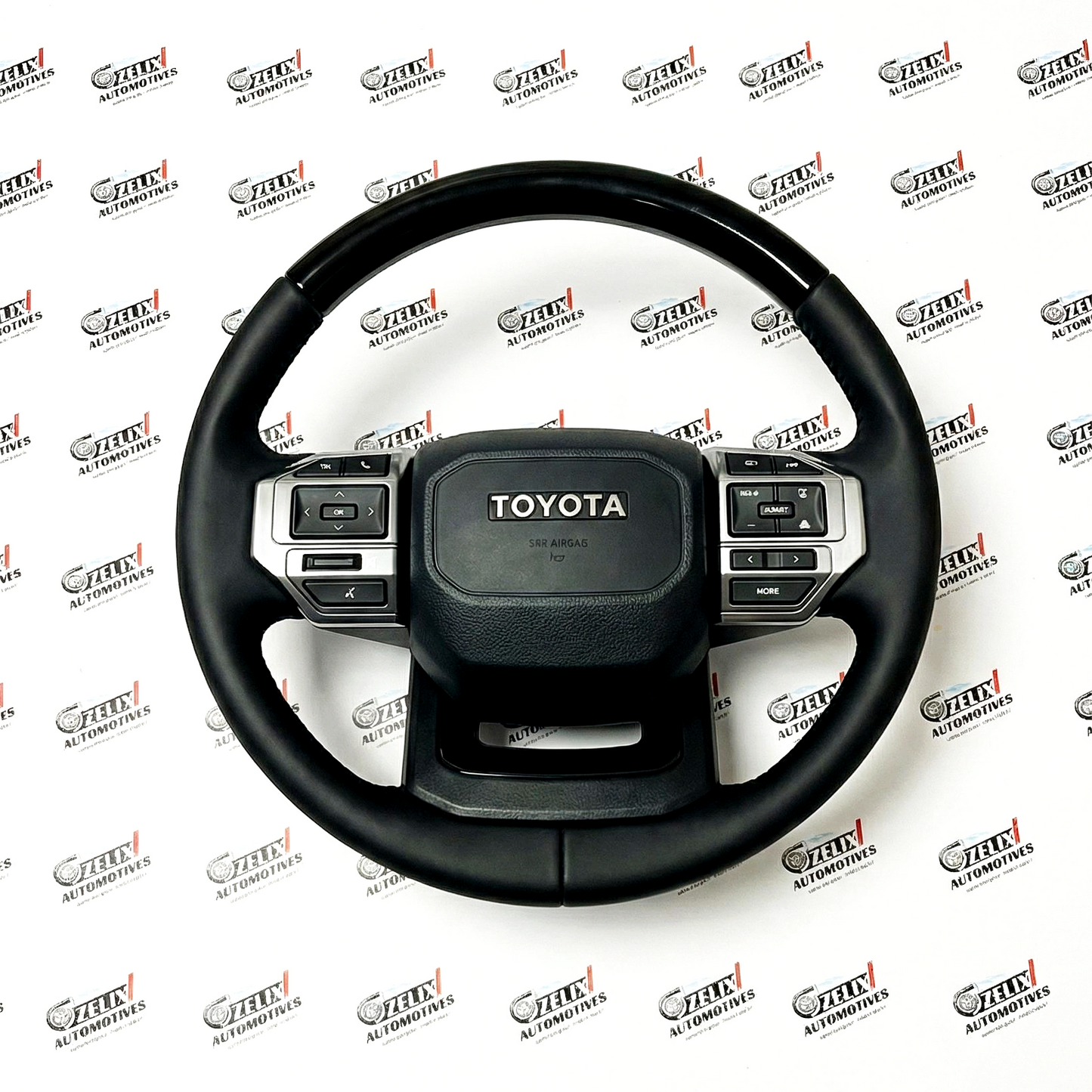 Toyota Land Cruiser LC-250 Piano Steering Wheel | Premium Gloss Black Finish