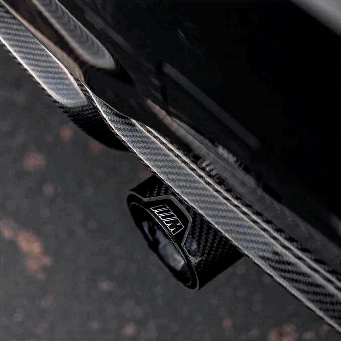 M-Performance Style Carbon Finish Single Exhaust Tip | Enhance Aggressive Look