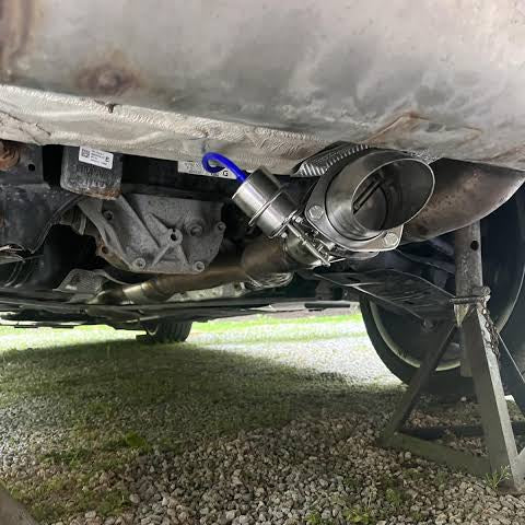 Valvetronic Cutoff Exhaust Installed in Car