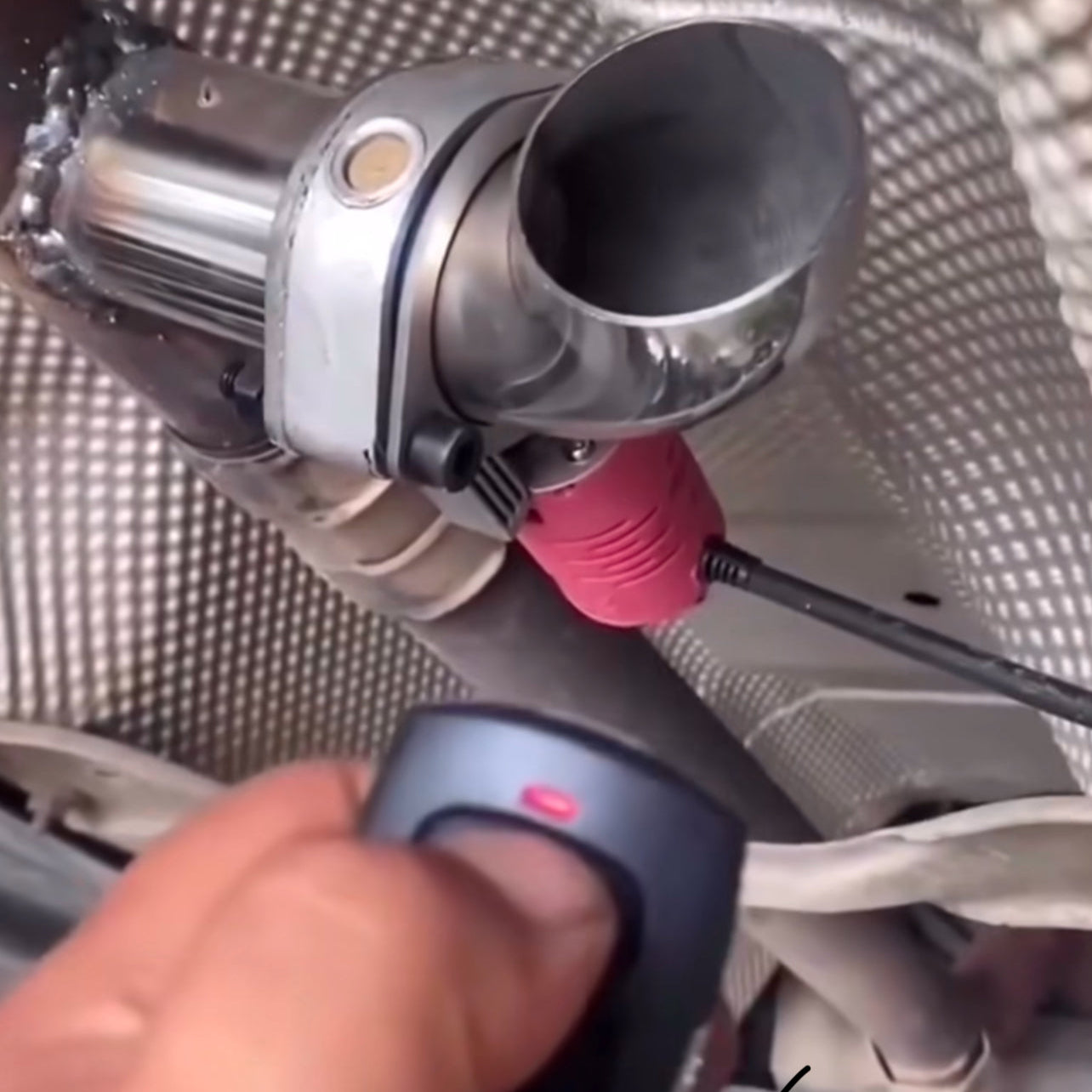 Valvetronic Electric Cutout Exhaust Installed in Car