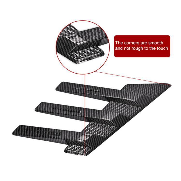 Rear Windshield Spoiler Fins | Universal Fit with Colors Options