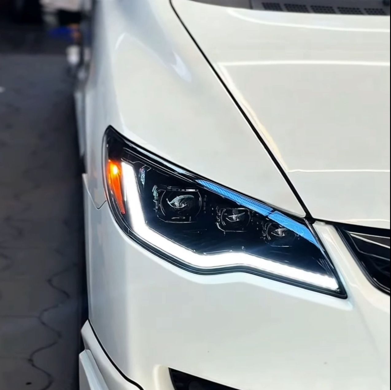 Honda Civic LED Projector Headlights | Multiple DRL Light Effects Aftermarket Upgrade