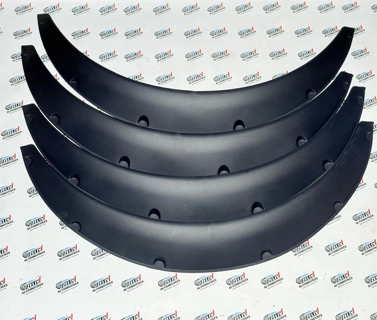 Fender Flares Universal Set of 4 | Aftermarket Flexible Wheel Arch Extensions Universal Fit