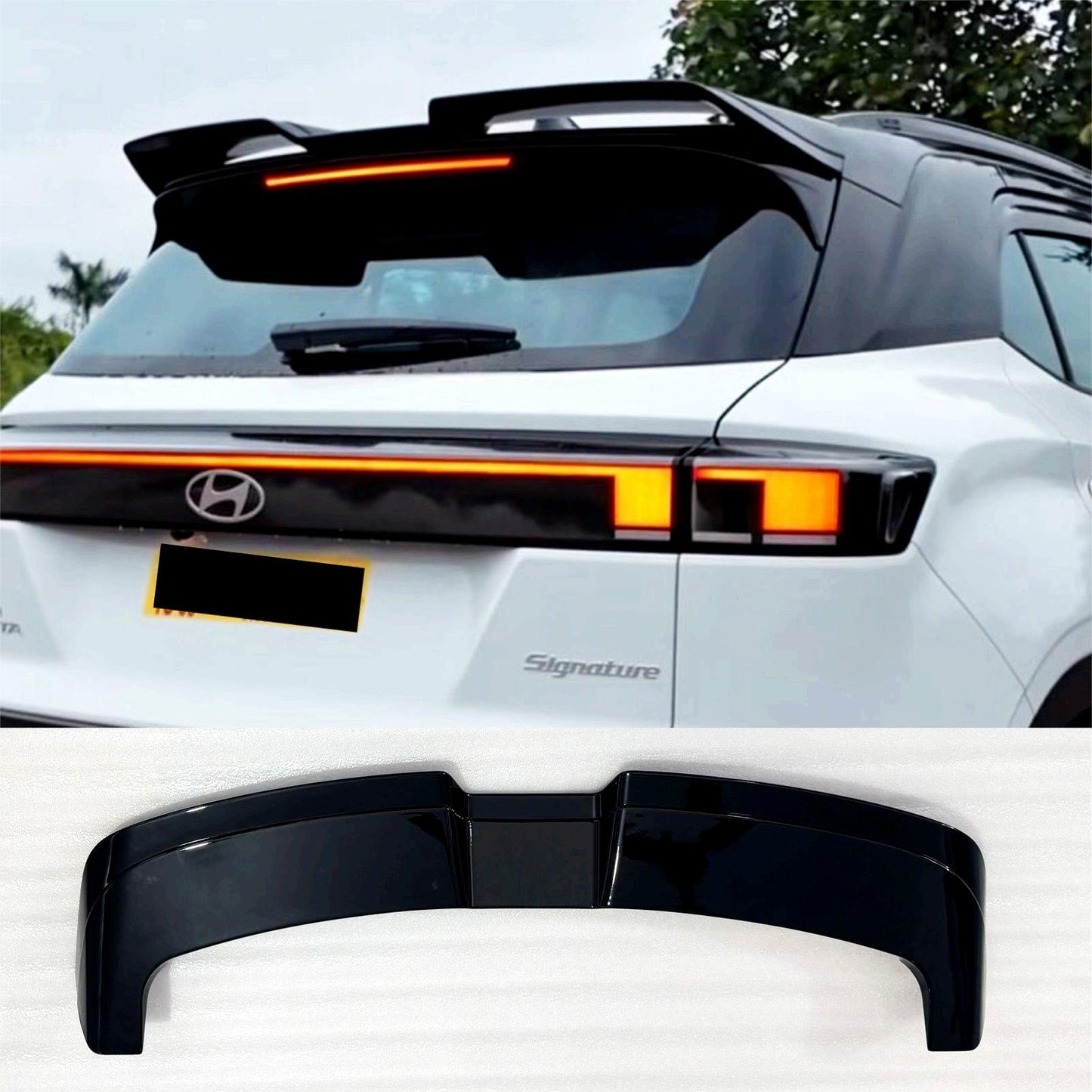 Hyundai Creta Rear Spoiler | Sporty Design fits 2025+ Models