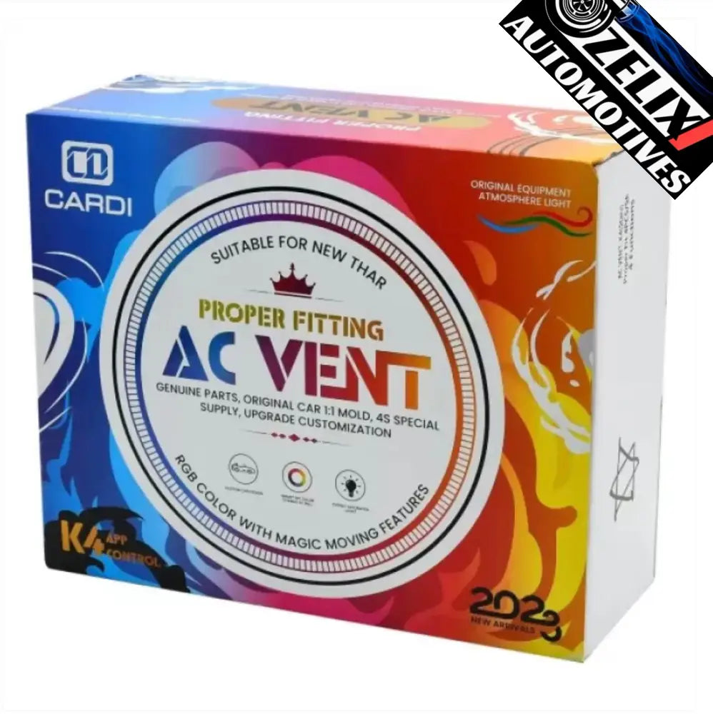 CARDI K4 AC Vent Ambient Light For Mahindra Thar 2020 Onwards