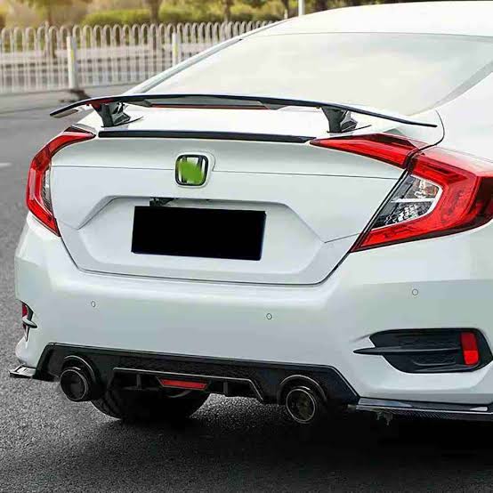 Universal Sedan Spoiler Wing with LED Brake Light