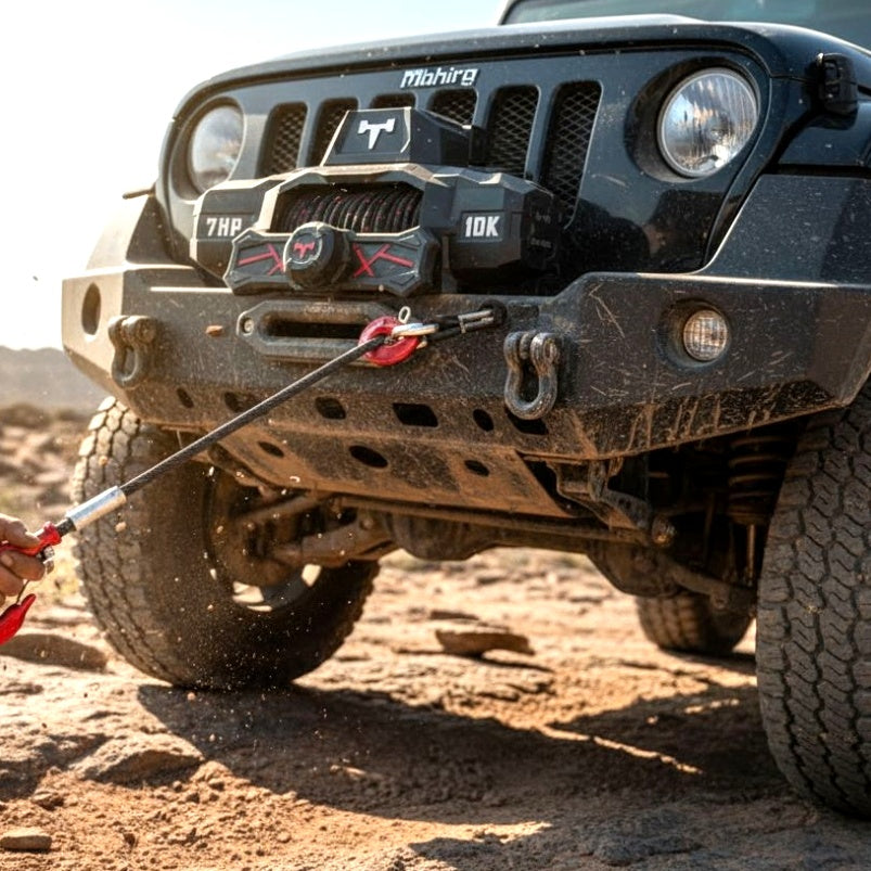 T-MAX Force View Titan Winch 10K | Heavy-Duty Recovery Winch