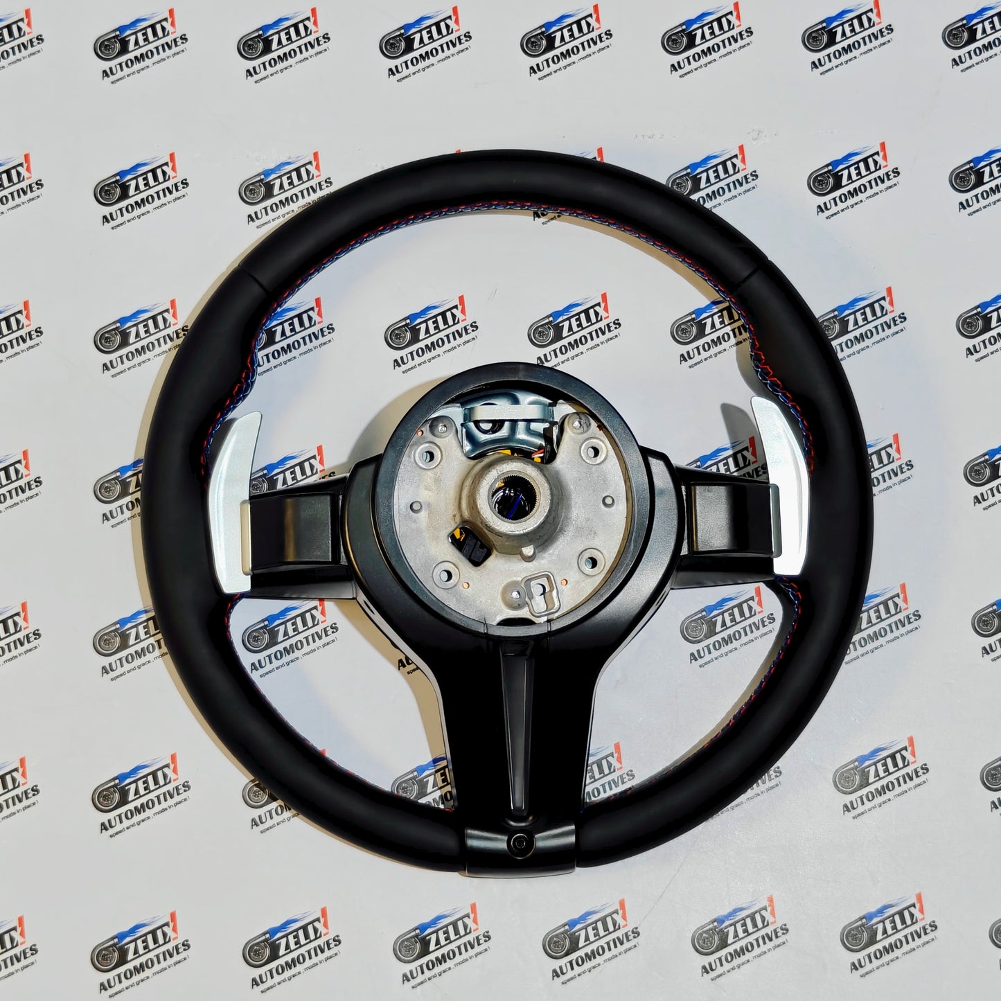 BMW 5-Series F10 Leather Finish Steering Wheel | Paddle Shifters & Control Modes