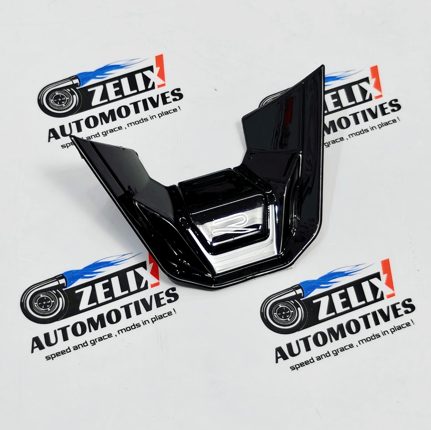 R-Logo Steering Trim Badge for VW Virtus, Golf, Tiguan & Passat