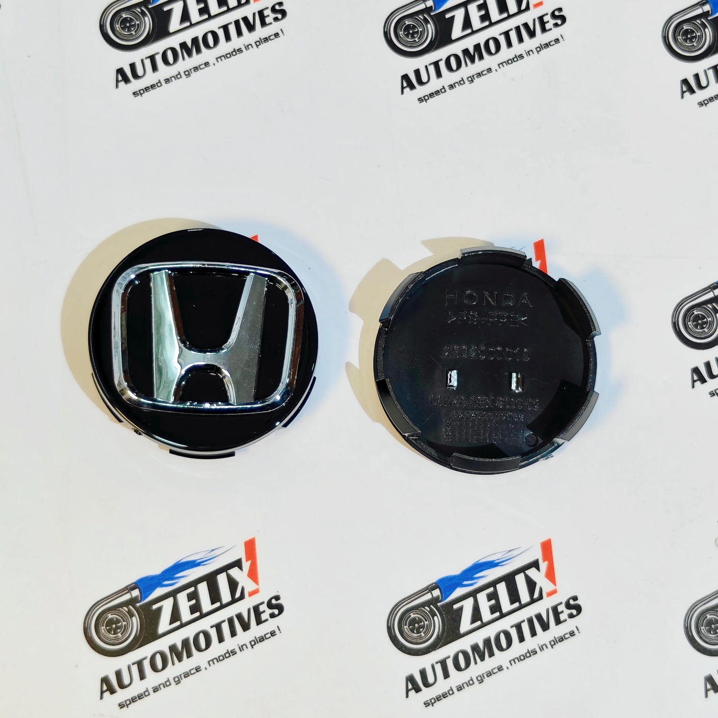 Honda Wheel Center Caps Set of 4 | Outer Diameter (58mm)