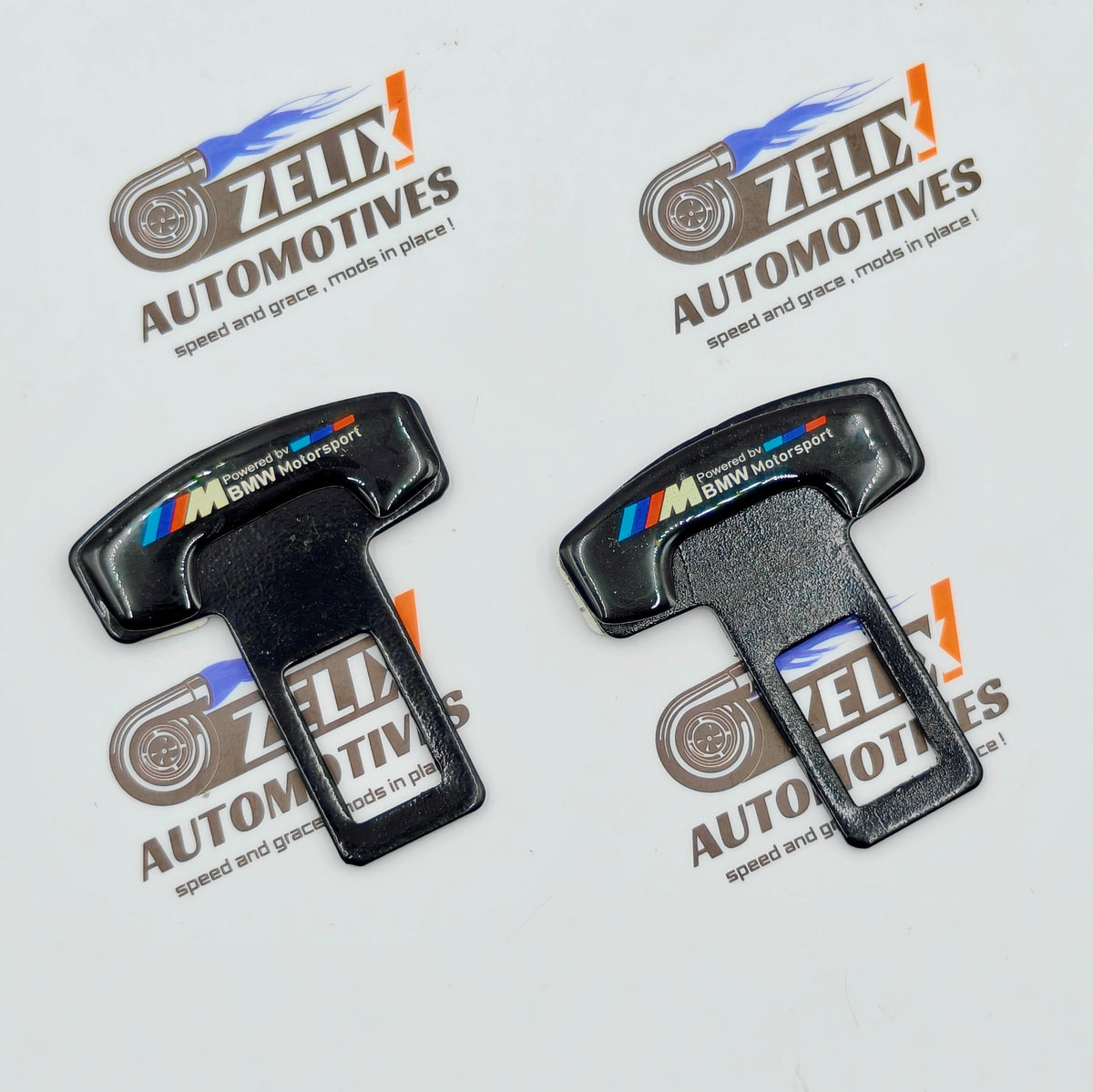 BMW Motorsport Edition Seat Belt Clips | Set of Two