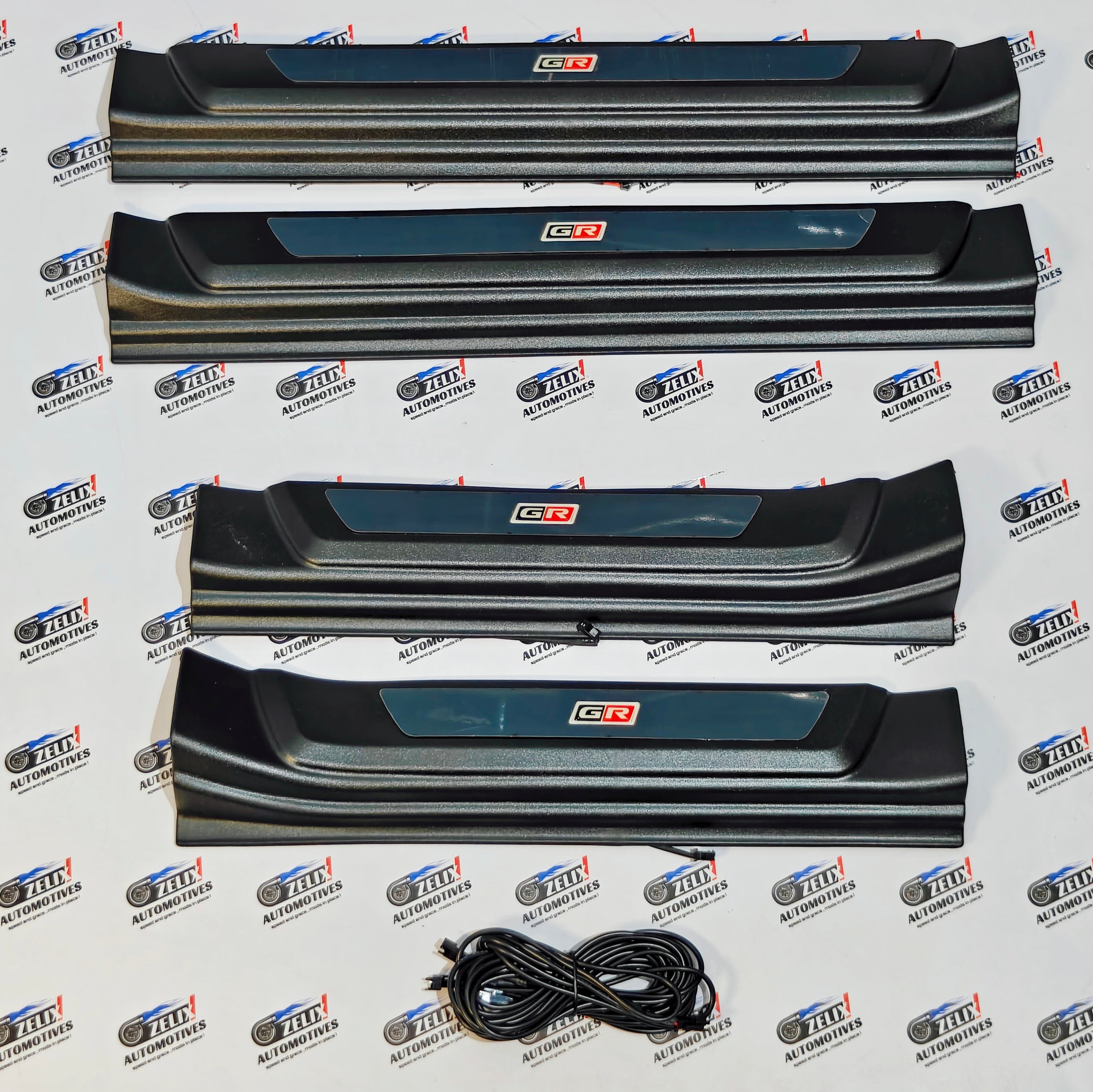 GR Sports LED Door Step Sill Plates Guards | Compatible with