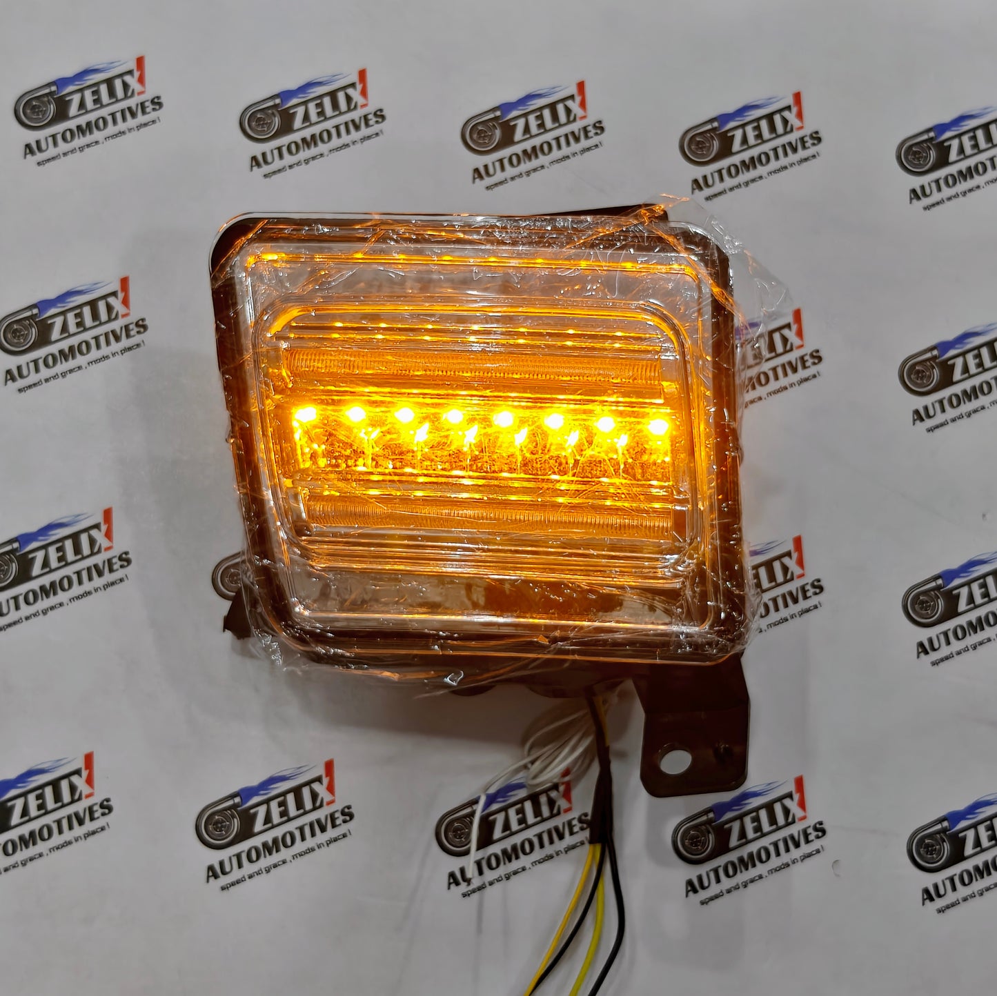 Mahindra Thar Clear Glass DRL | LED Daytime Running Lights (Set of 2)