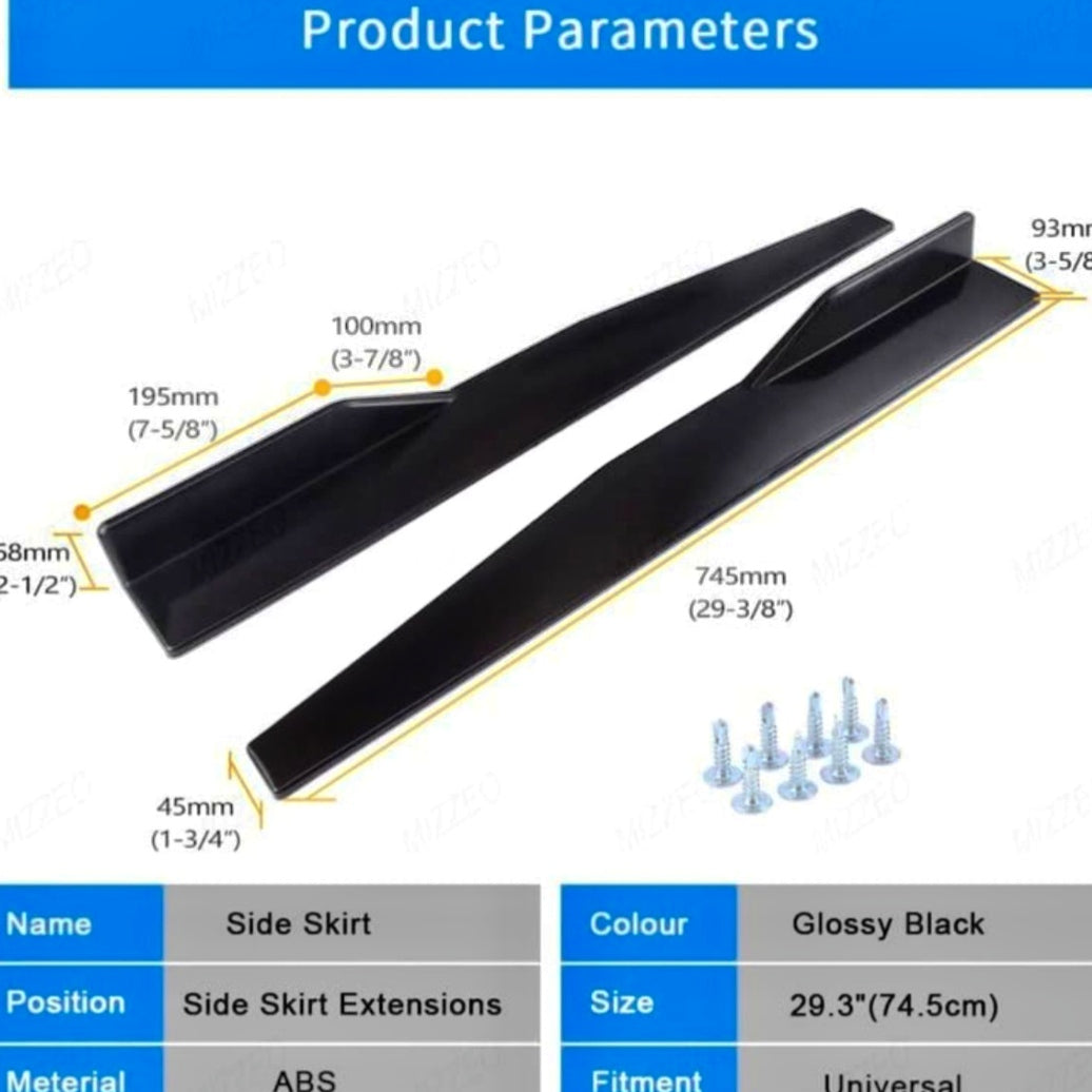 Universal Short Side Skirts | ABS Material