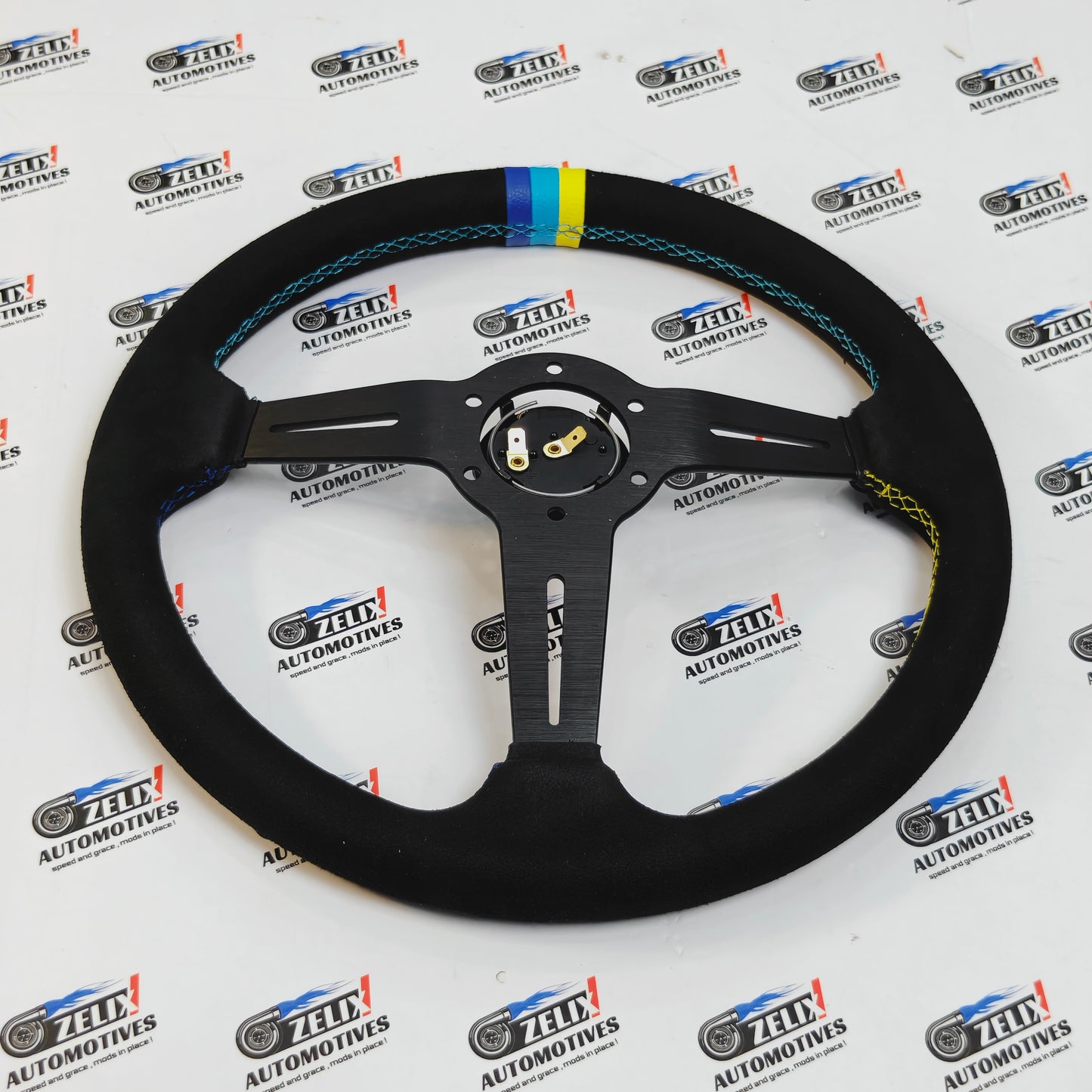 GReddy x KGZI Collab Steering Wheel | Alcantara Finish