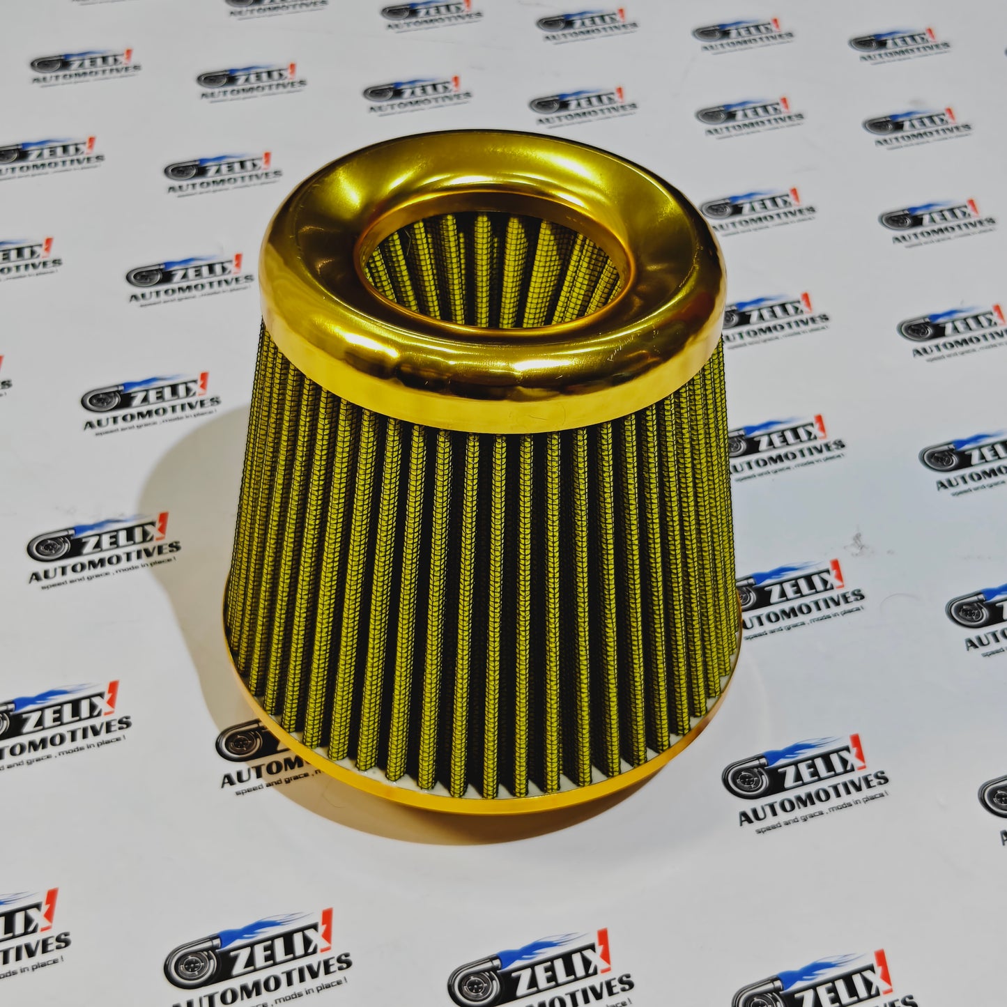 Universal High-Flow Air Intake Cone Filter | Dual Layer 3-Inch Inlet