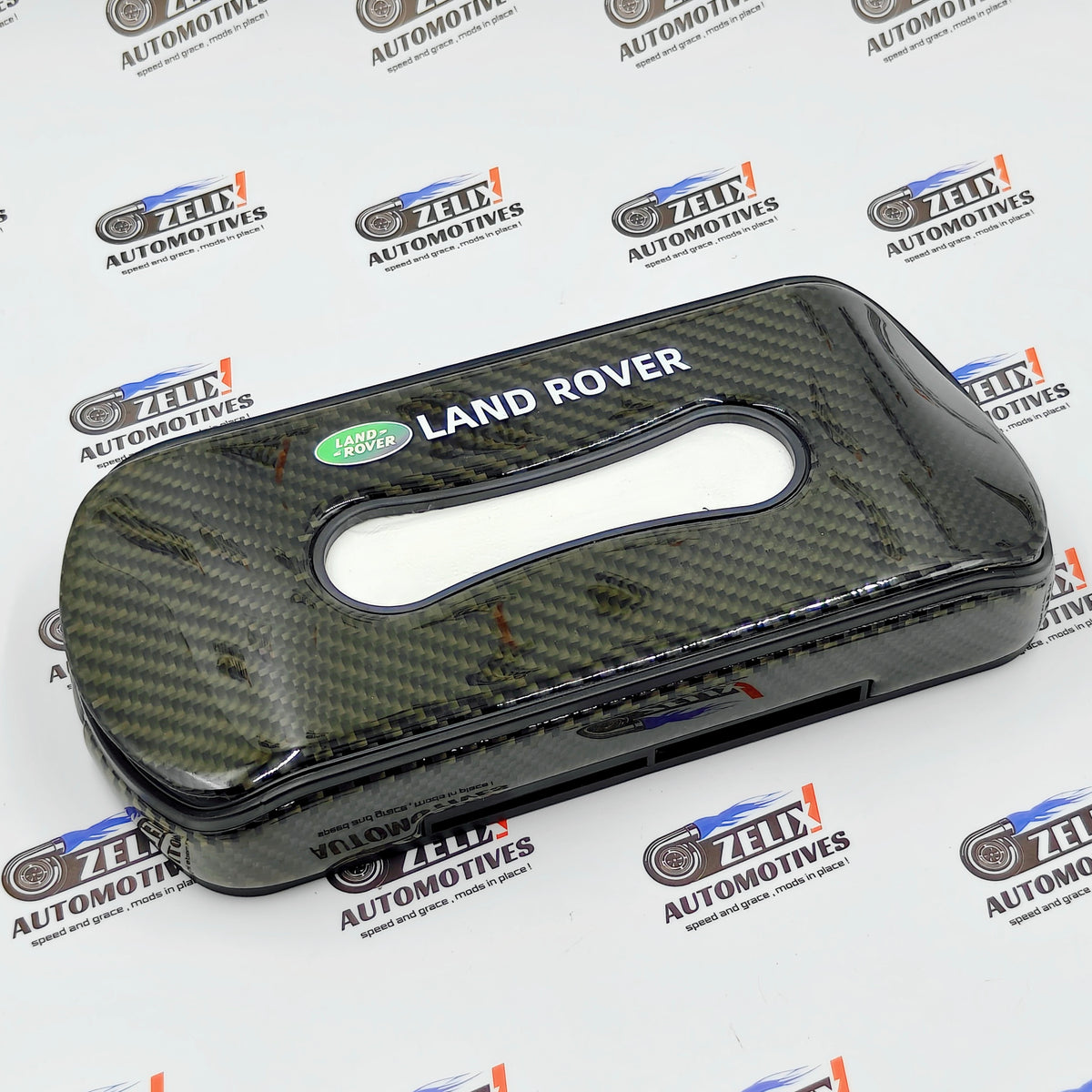 Original Carbon Finish Car Tissue Box for Toyota, Lexus & Land Rover