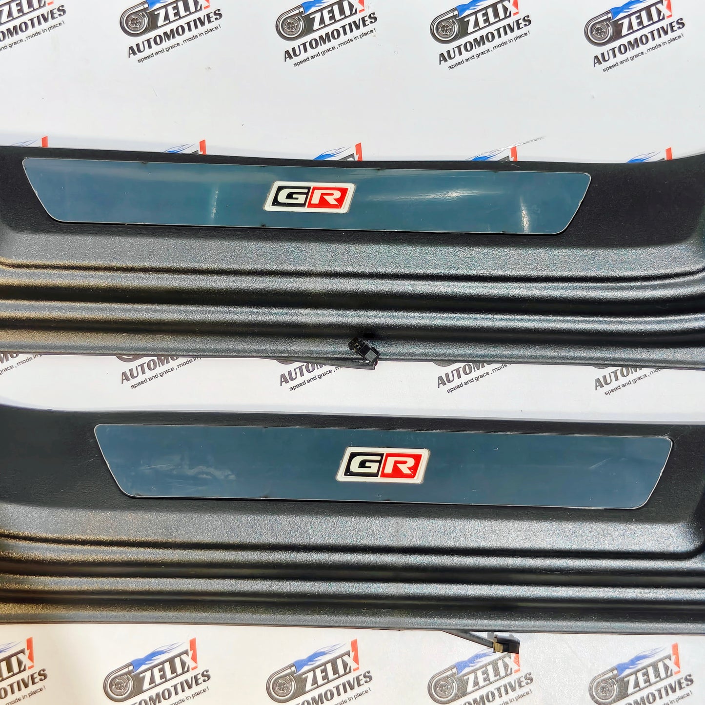 GR Sports LED Door Step Sill Plate Guards | Compatible with Fortuner,Hycross,Hilux