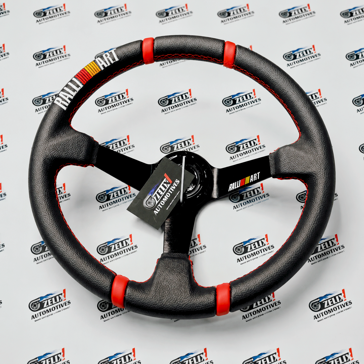 Ralliart Carbon Edition Steering Wheel (14-Inch) – Universal Racing Style