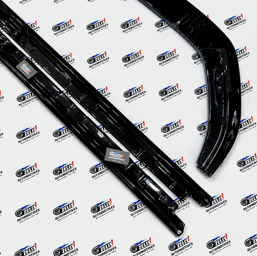 VW Virtus & Skoda Slavia Side Skirts & Front Splitter Kit