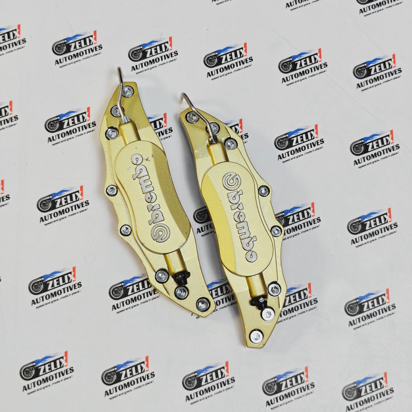 Brembo Brake Caliper Covers Set of 2 | Aluminum Finish