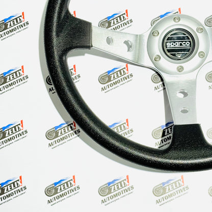 SPARCO Deep Dish 14-Inch Steering Wheel | Universal Racing Performance Design