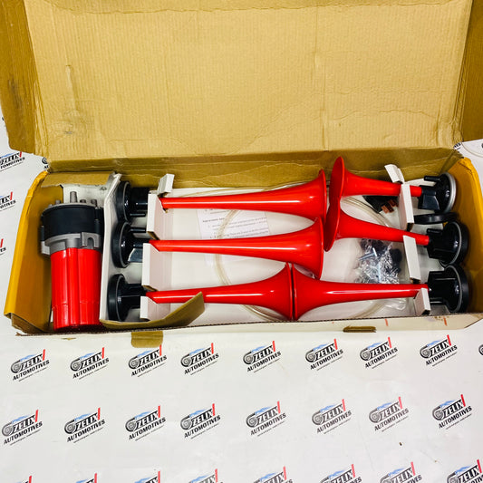 6-Pipe Musical Air Horn Kit God Father  – Ultra-Loud 12V Sound for Cars