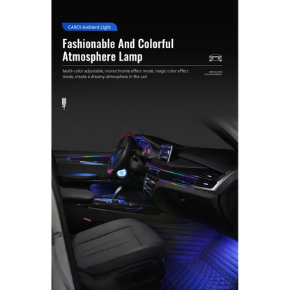 CARDI K4 Active Ultra Ambient RGB LED Interior Lights - 18 Pieces