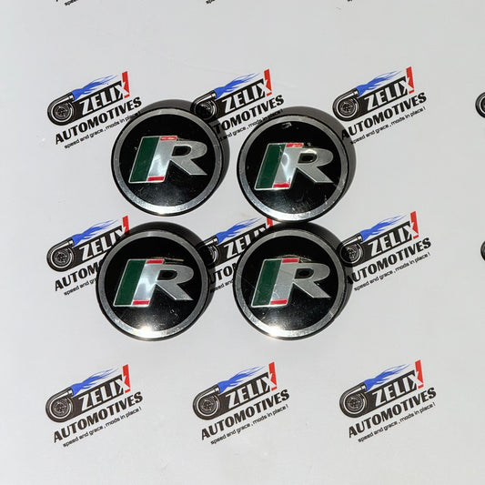 Volkswagen R-Line Wheel Center Caps | Enhances Sporty wheel Aesthetics