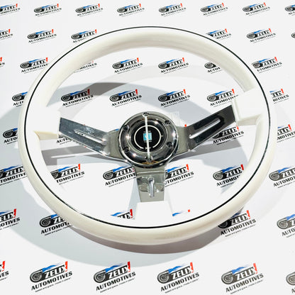 Nardi Snowline Edition JDM-Style Steering Wheel | Pure White Finish