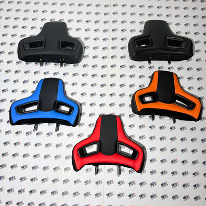 Racing-Style Car Seat Headrest | Universal Adjustable & Detachable Multiple Colour options