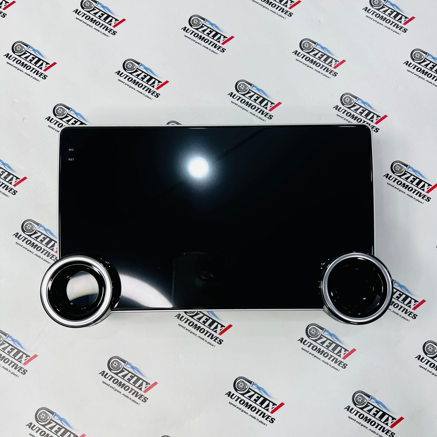 Gemstone 10.1 Inch QLED Car Stereo Display With Dual Knobs | Universal Aftermarket
