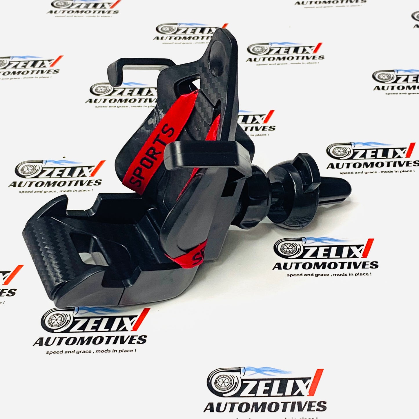 Racing Seat Style Phone Holder – Universal Car Mount