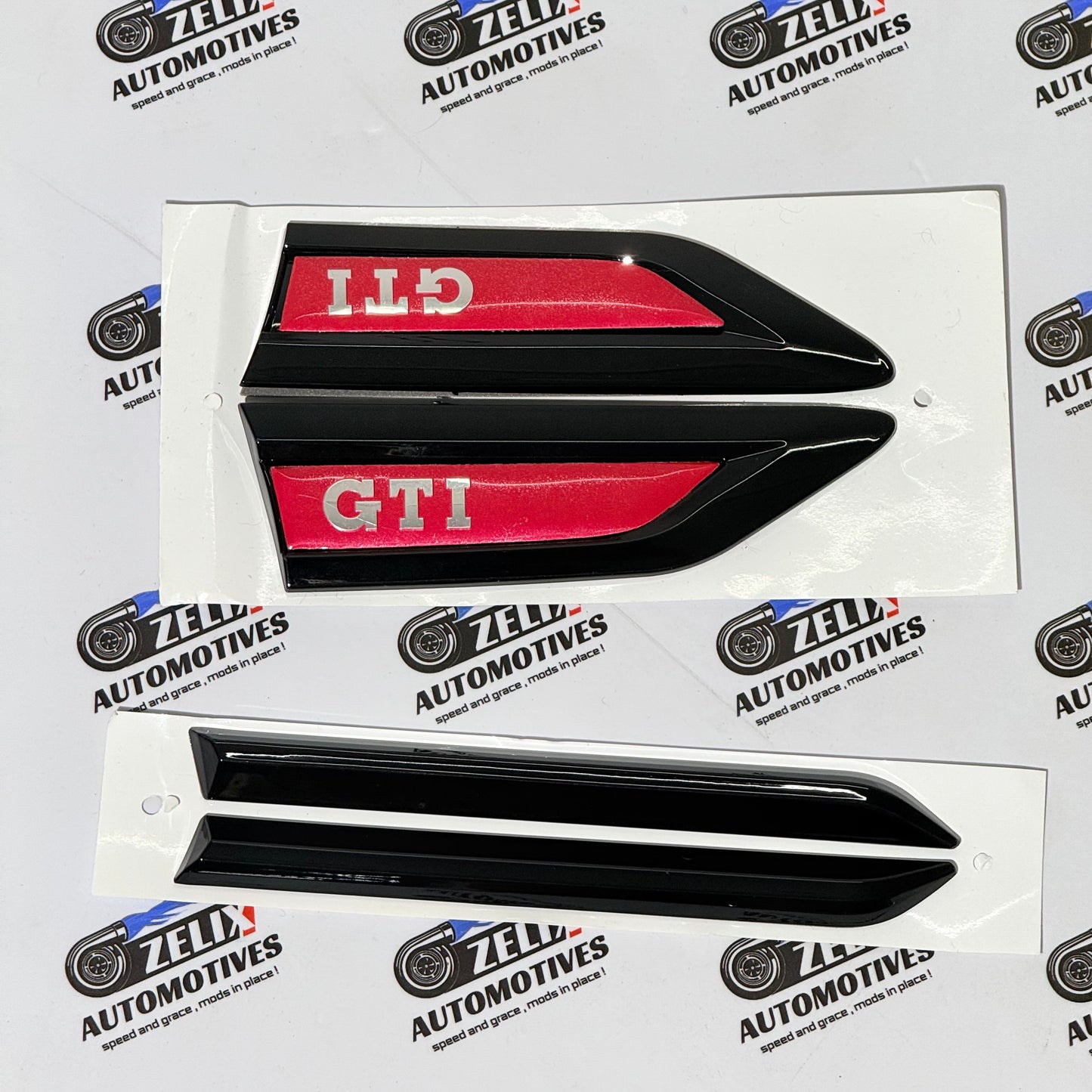 GTI Fender Emblems OEM-inspired look | Three Sporty Colour Options