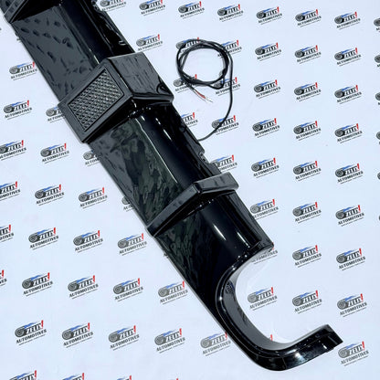 Rear Bumper Diffuser with F1-Style light Compatible with BMW E39 5-Series