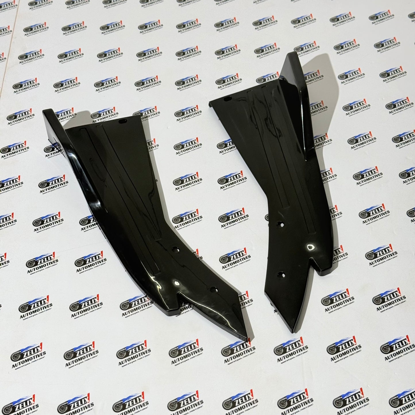 Fish Cut Rear Splitter Set of 2 | Universal Fit
