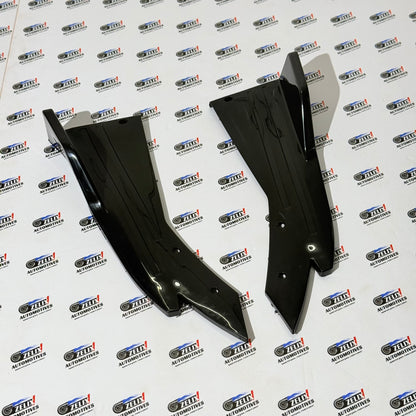 Fish Cut Rear Splitter Set of 2 | Universal Fit