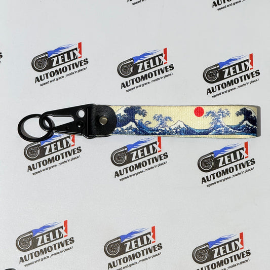 The Great Wave Off Kanagawa | JDM Keychain Strap