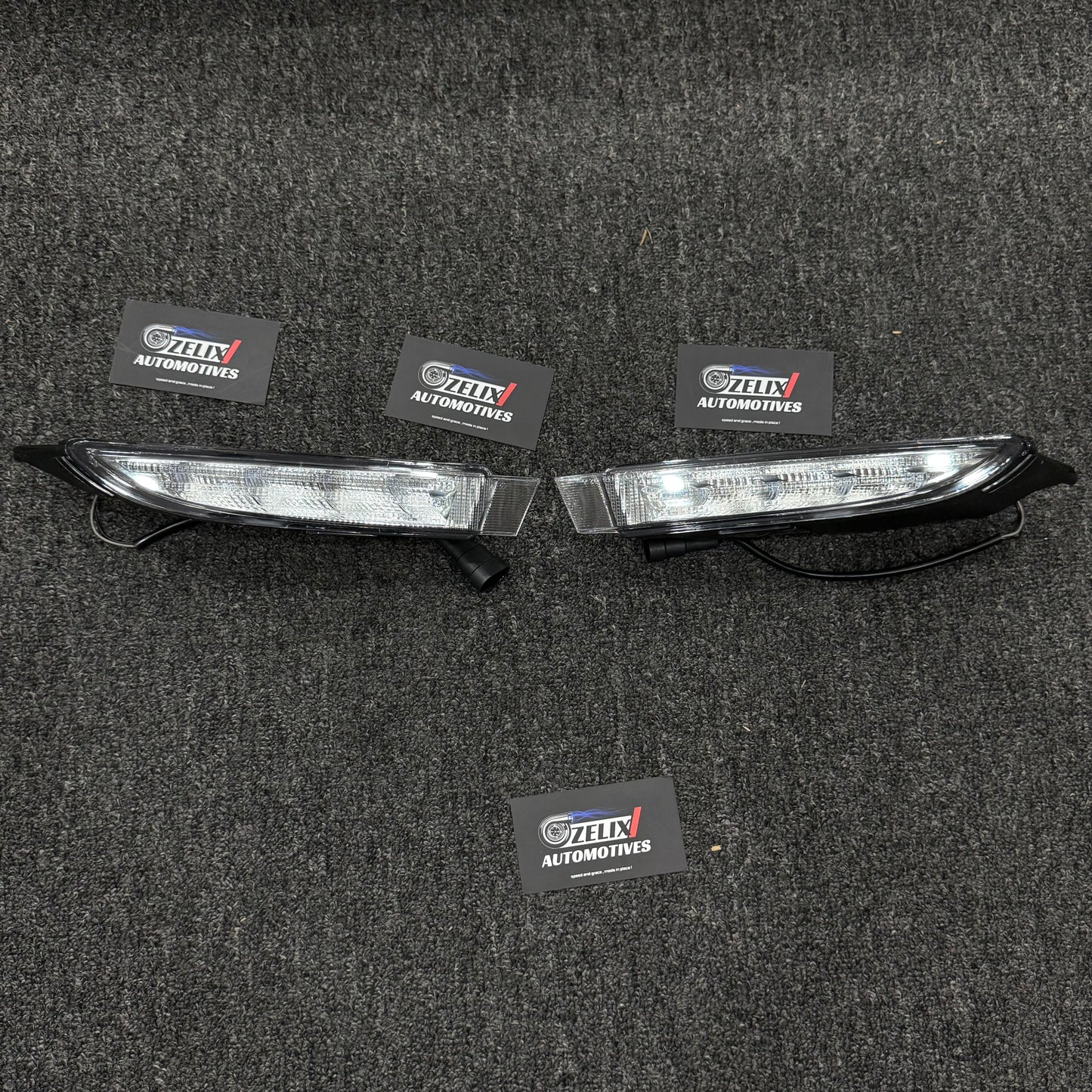 Volkswagen R-Line Front Bumper Kit with DRL Lights | Sporty Front Lip Upgrade