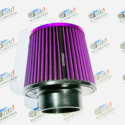 GReddy Dual Induction  Air Filter | Universal High-Performance Air Intake (76–92mm Inlet)