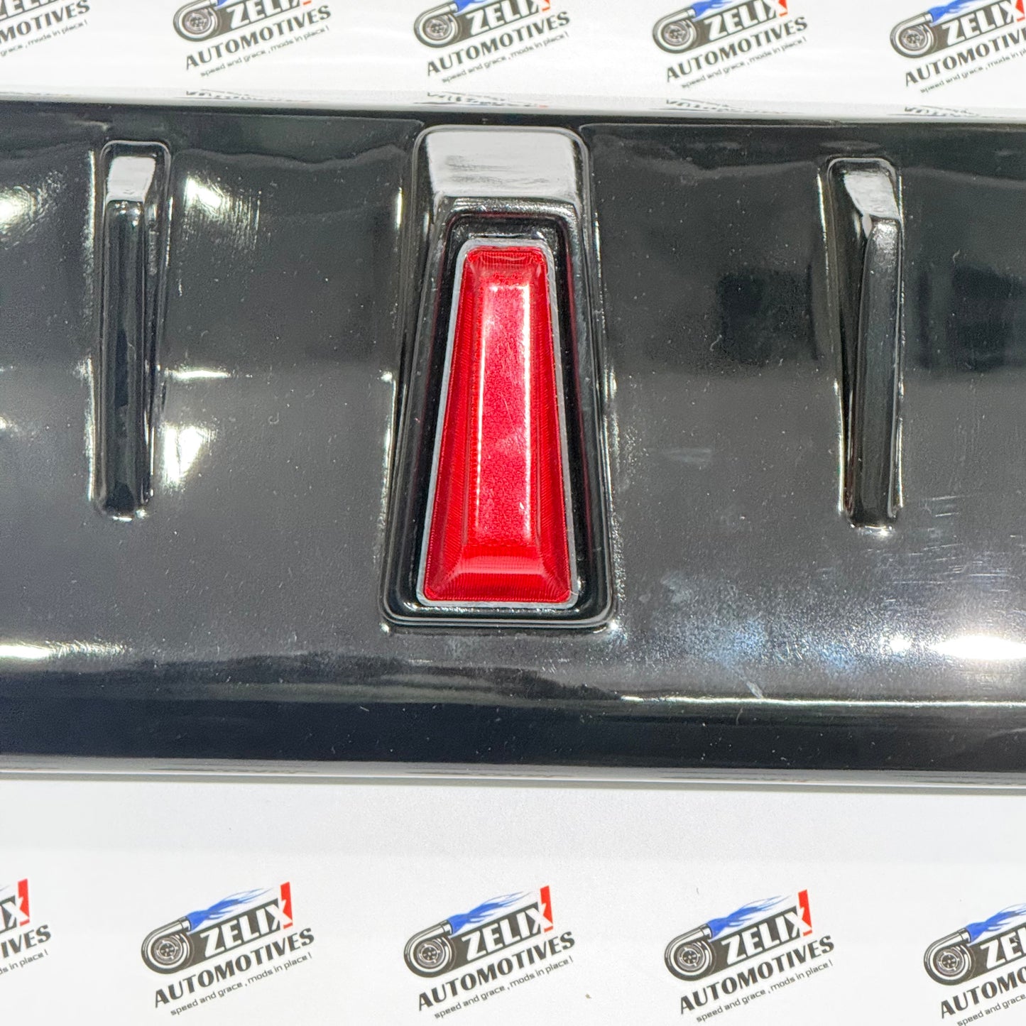Toyota Hyryder Rear Bumper Diffuser with F1 Style Light 6 Fin Design
