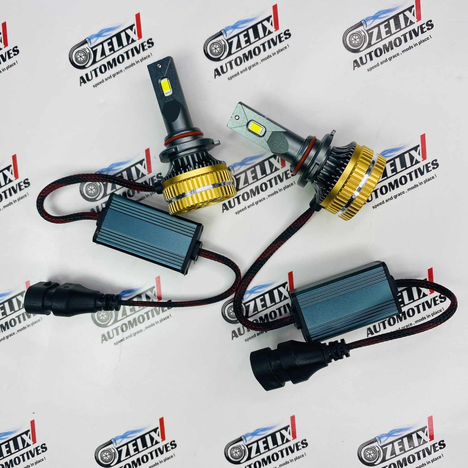 High-power LED headlight offering durability and maximum brightness