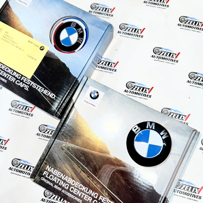 BMW Floating Wheel Center Caps (Set of 4 x 120 mm) | 50th Anniversary and Standard Edition