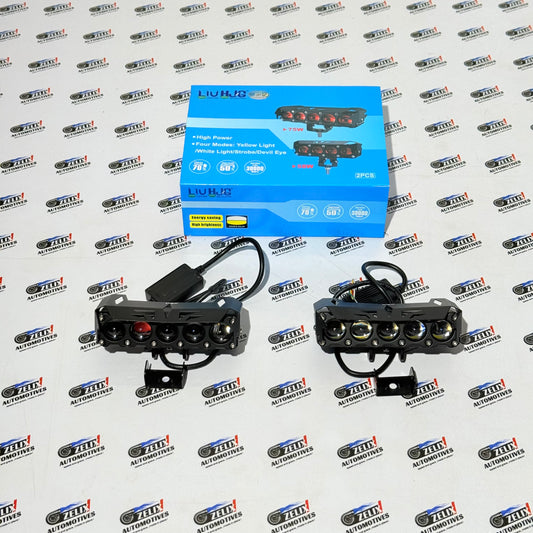 HJG 5-Lens Auxiliary Lights | 150W Mega Drive LED Set