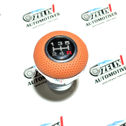 MOMO JDM Style  Leather Finish  Gear Knob | Universal Fit For Manual Transmission
