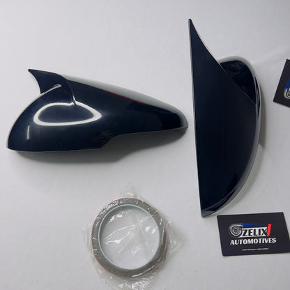 Mahindra XUV 3XO (2024–Present) Aftermarket Batman Style Mirror Covers | Glossy Black Finish