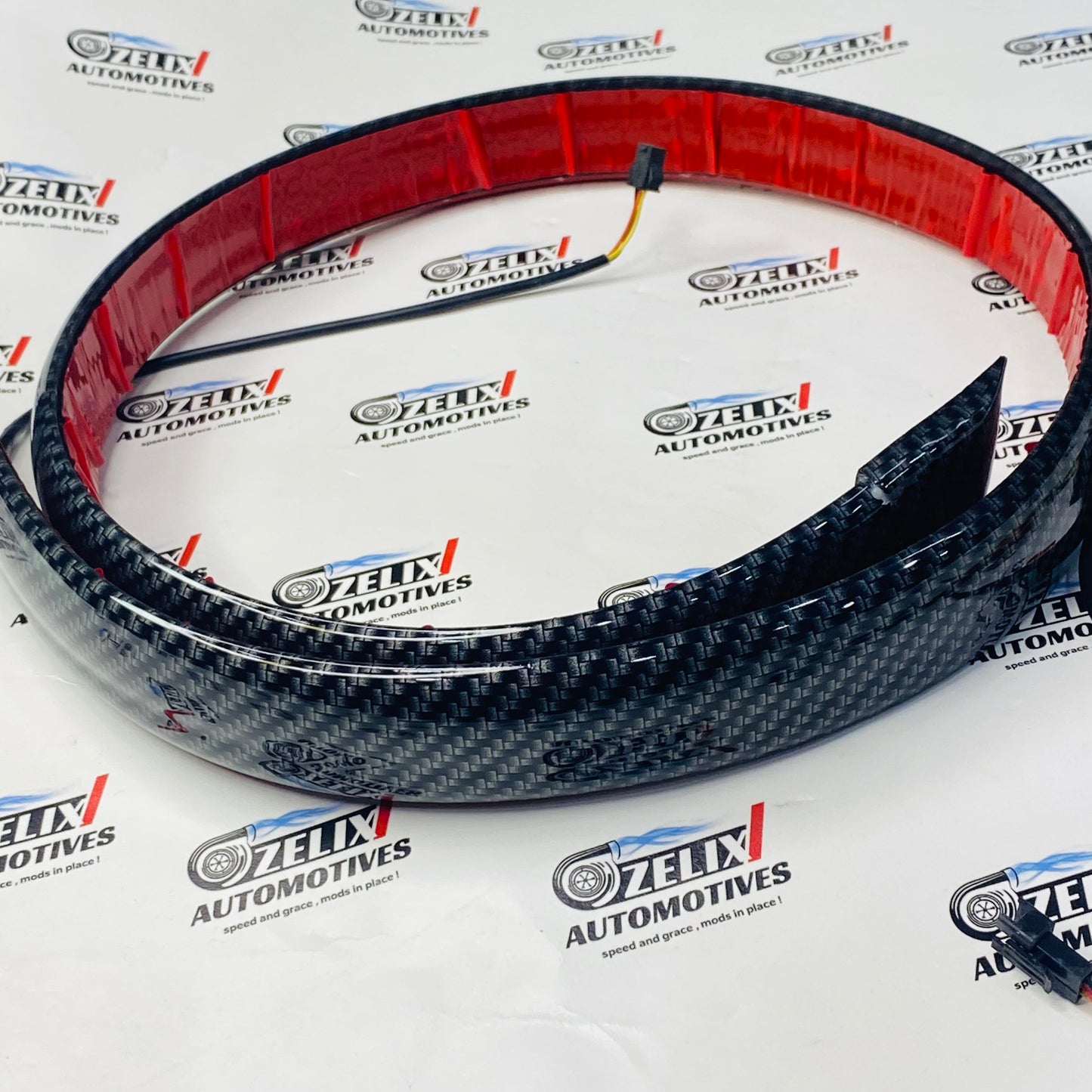 Carbon Fiber Texture  Universal Lip Spoiler