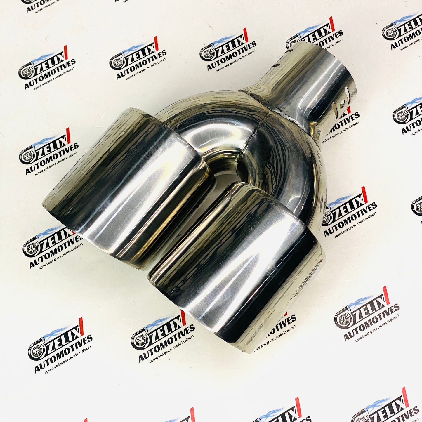 High quality stainless steel dual exhaust tail pipe upgrade 