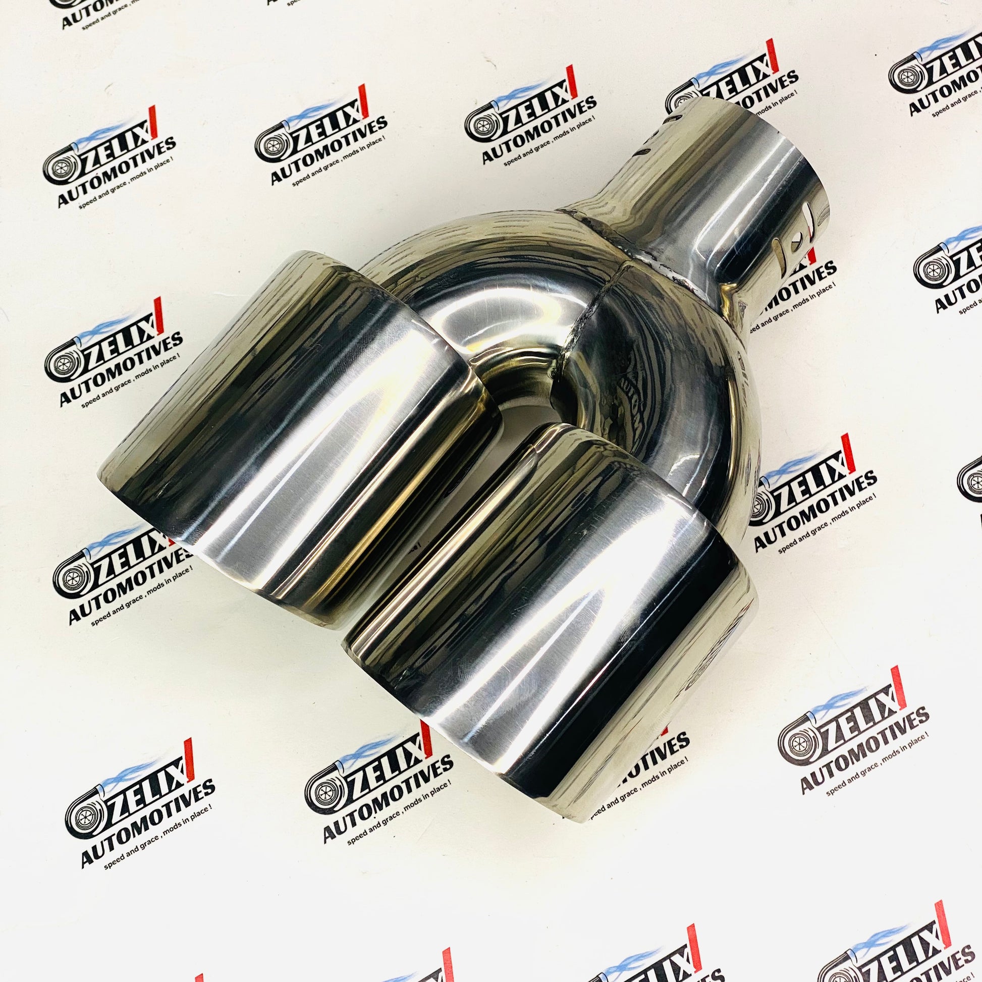 High quality stainless steel dual exhaust tail pipe upgrade 